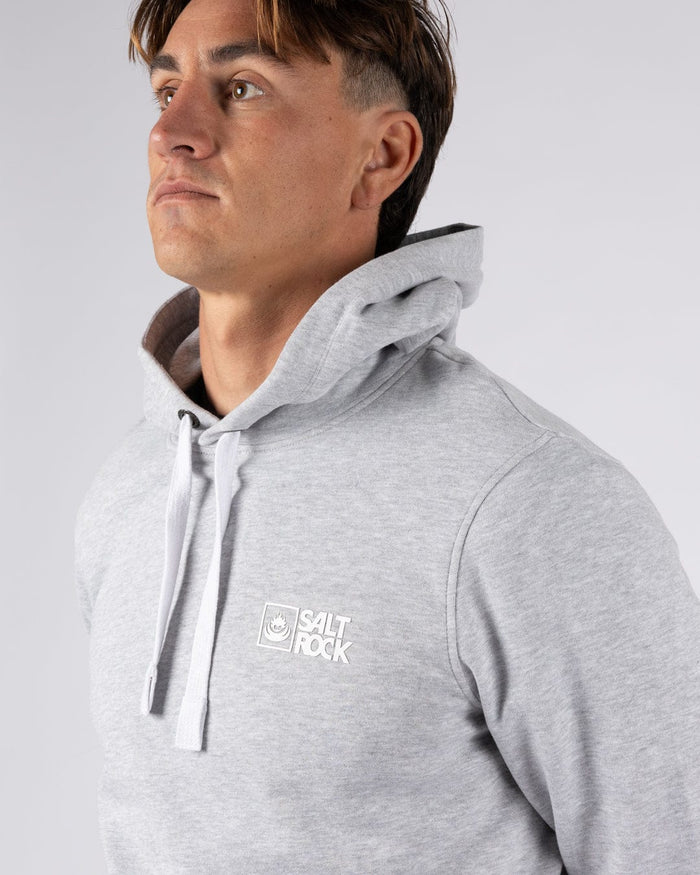 Essential Mens Pop Hoodie in Grey