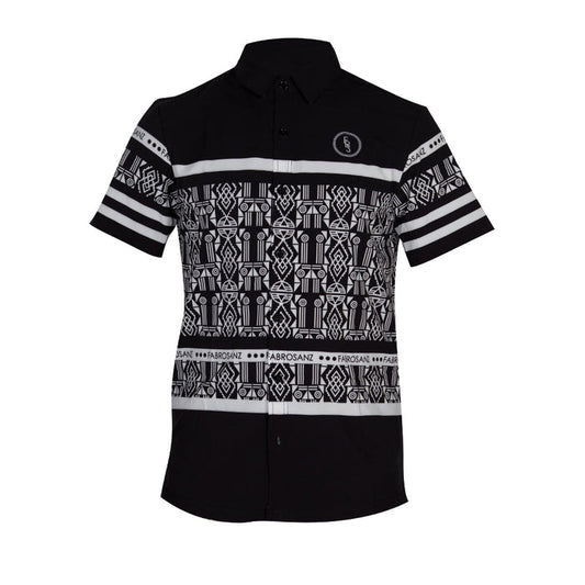 Fabrosanz: Men's Black Nguni Shirt