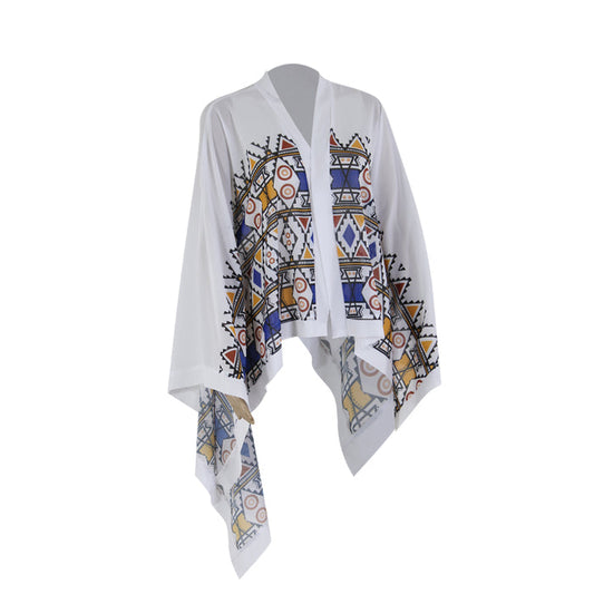 Fabrosanz: Nguni Kimono Top