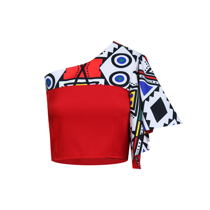 Fabrosanz: Red Nguni One Arm Top