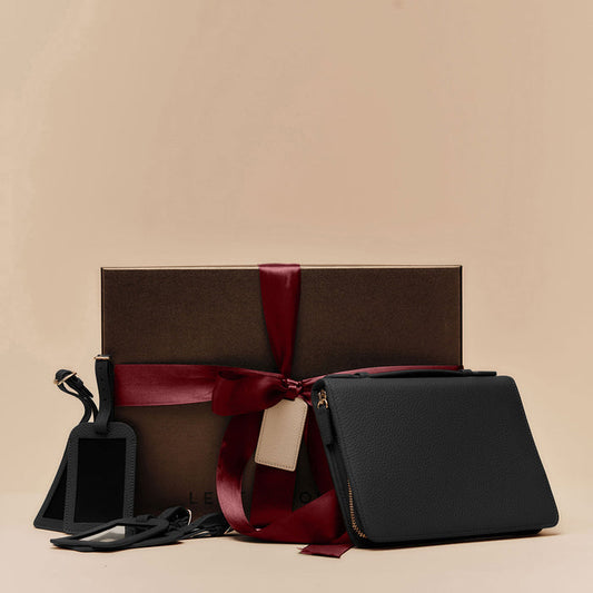 Family Travel Essentials Gift Set Black Pebble
