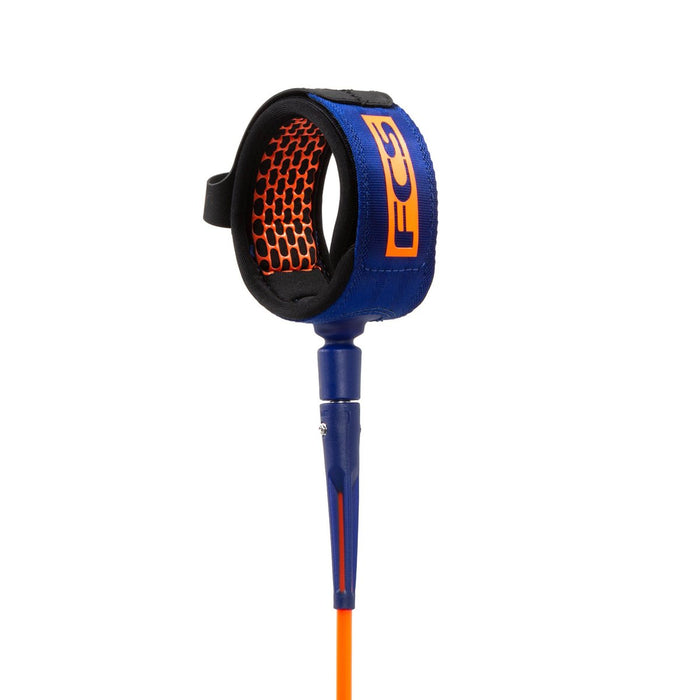FCS Essential series 5ft Comp Surf Leash surf leash Orange Navy