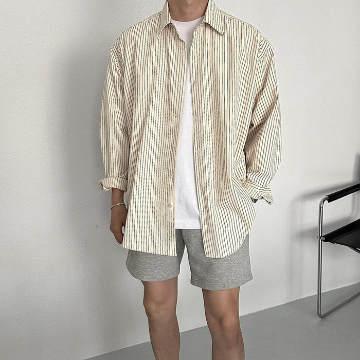 Fine Stripe Relax Shirt