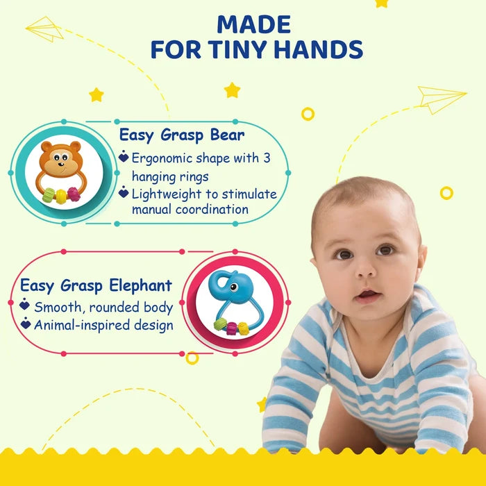 First Play Rattle Gift Set 3 Pcs