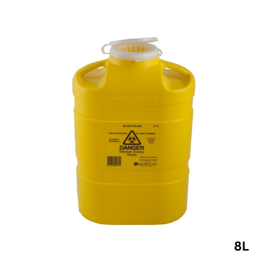 FITTANK™ Snap Top Sharps Container 8L - Dental Installations (Aust) Pty LtdASP HealthcareSharps waste Container