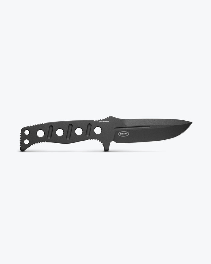 Fixed Adamas Black Paracord Drop-point - Side Profile View | Benchmade Knife Co.