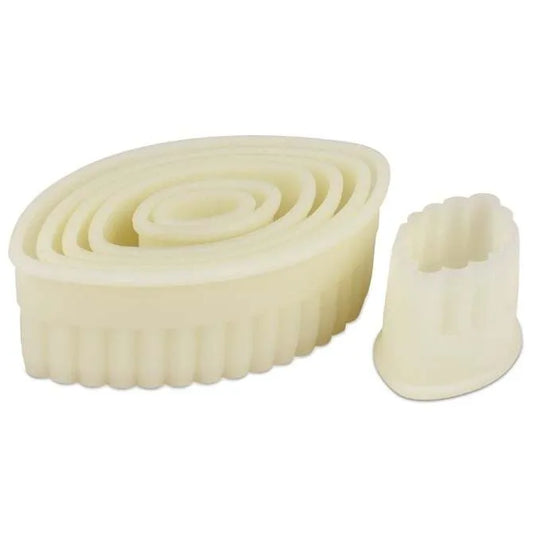 Fluted Barquette Cutter Set - 7 Piece