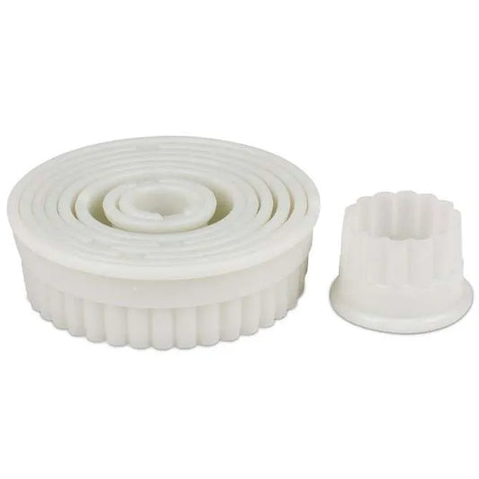 Fluted Round Cutter Set - 9 Piece