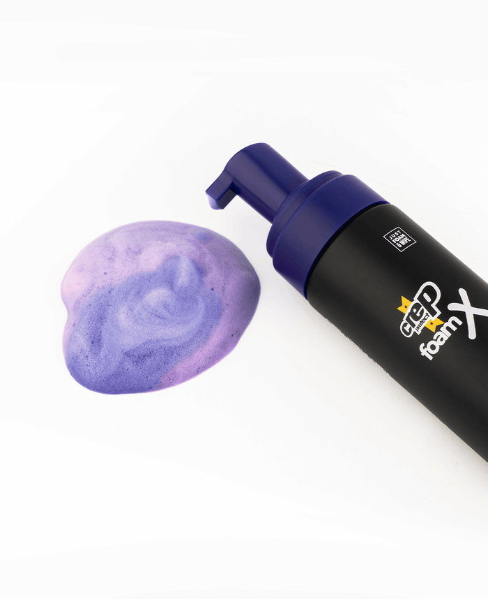Top of Foam X purple foam