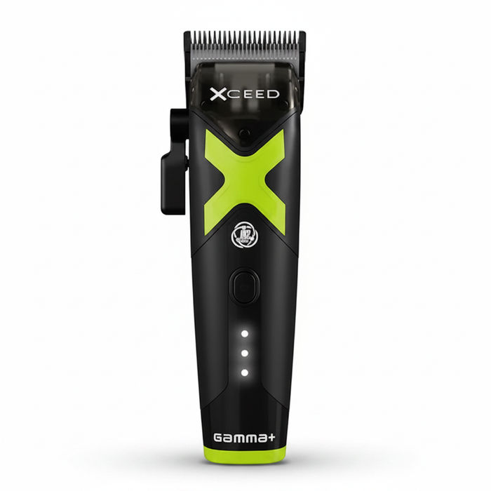 Gamma+ XCEED Cordless Clipper - Black and Green