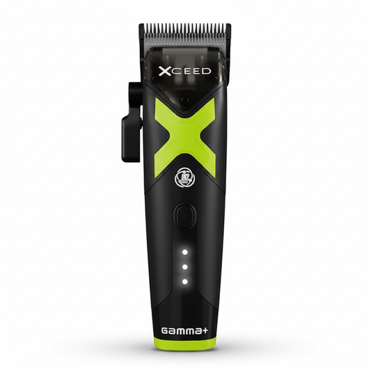 Gamma+ XCEED Cordless Clipper - Black and Green