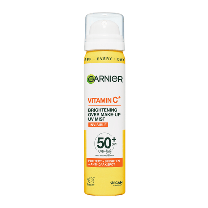 Garnier Vitamin C Brightening Over Make-Up Invisible UV SPF 50+ Mist