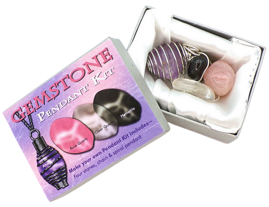 Gemstone Build Your Own Crystal Pendant Kit