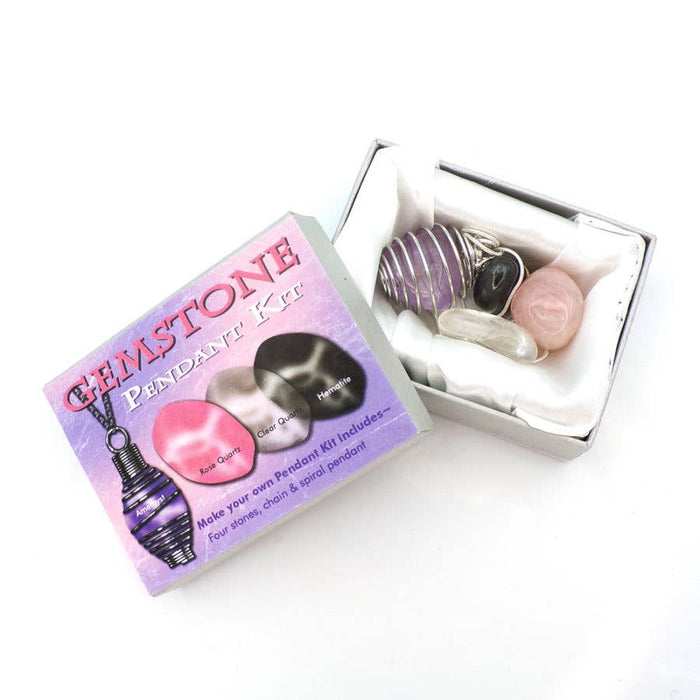 Gemstone Build Your Own Crystal Pendant Kit