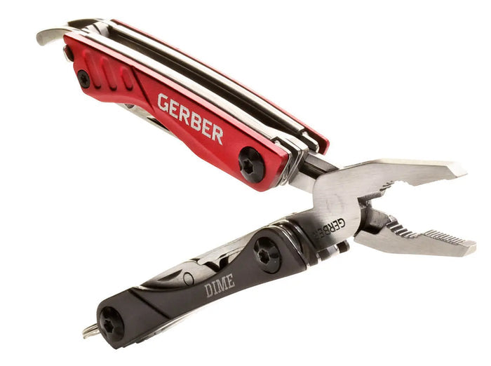 Gerber Dime Multitool rød med udslået saks