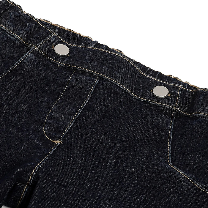 Girls Blue Embellished Jeans