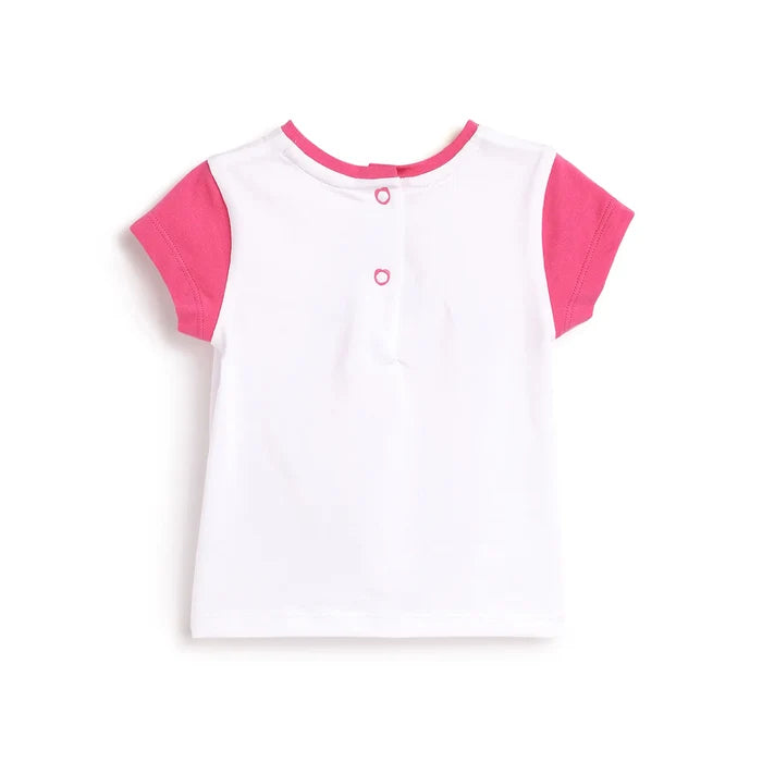 Girls Graphic Printed Cotton T-shirt