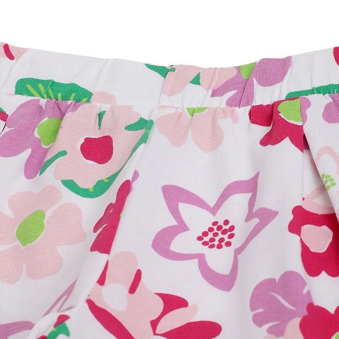 Girls Pack Of 3 Printed Cotton Shorts