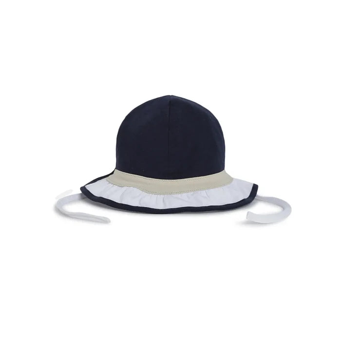 Girls Solid Sun Hat