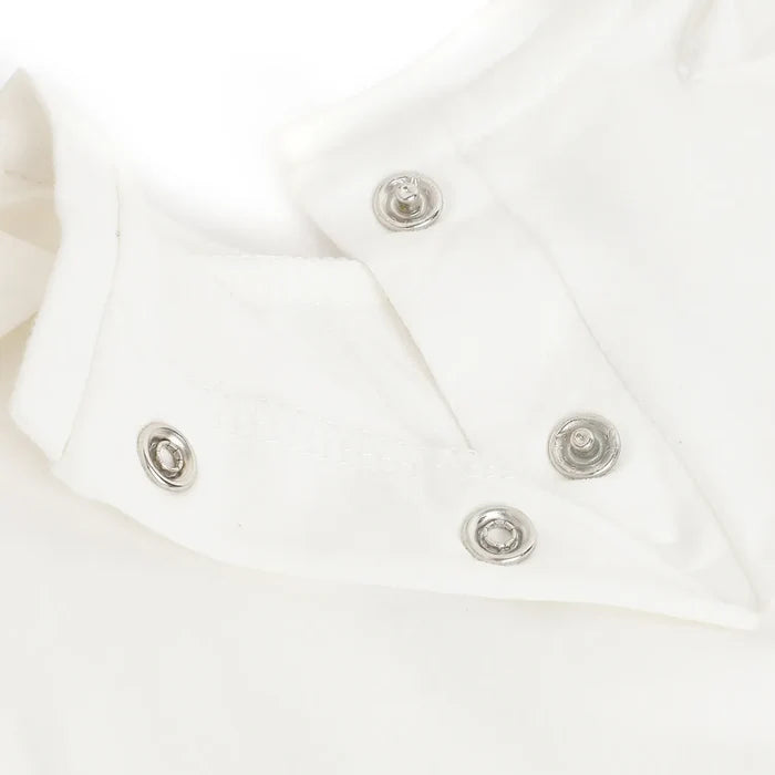 Girls White Embellished T-shirt