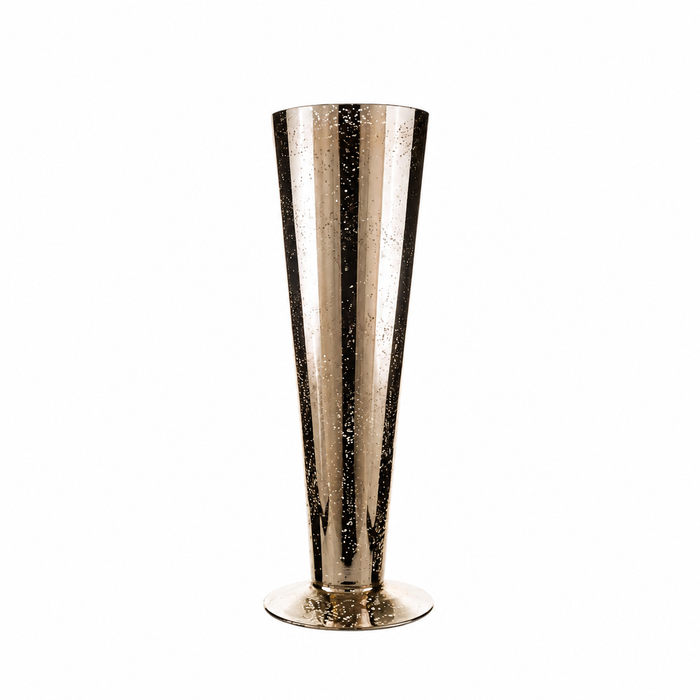 GOLD MERCURY PILSNER VASE
