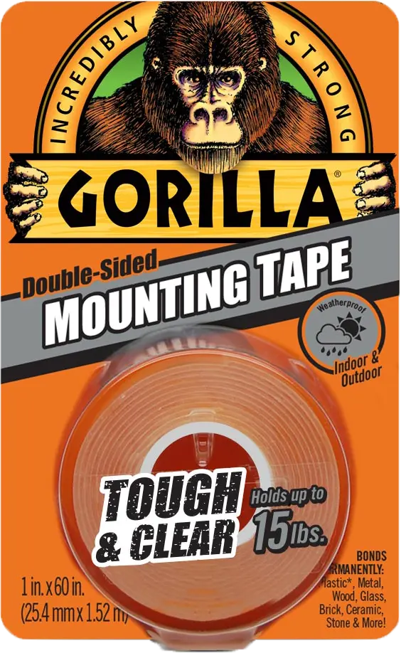 Gorilla Tape Tough & Clear, 1,5m Gorilla
