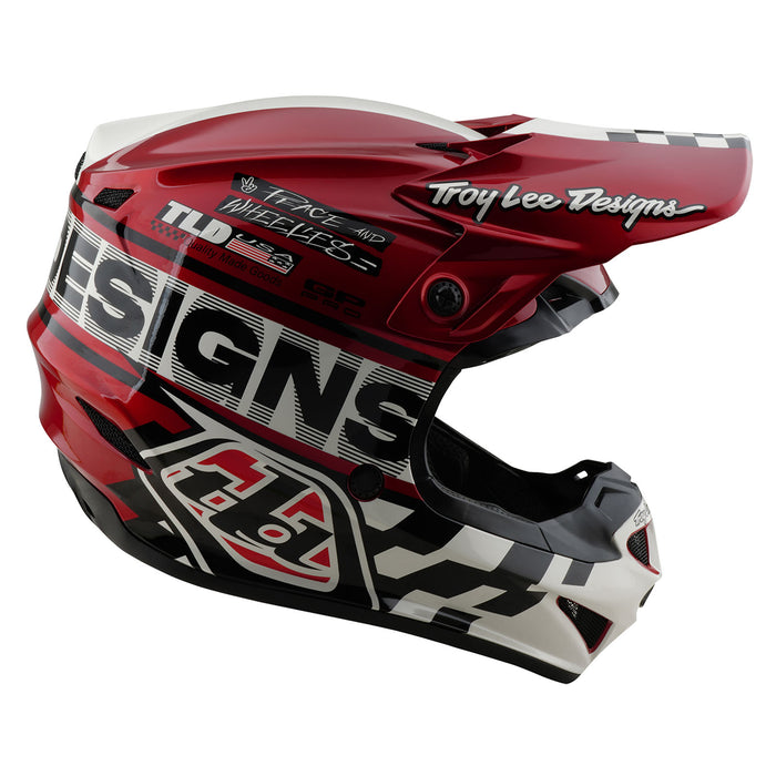 GP Pro Helmet Fifty-50 White / Red
