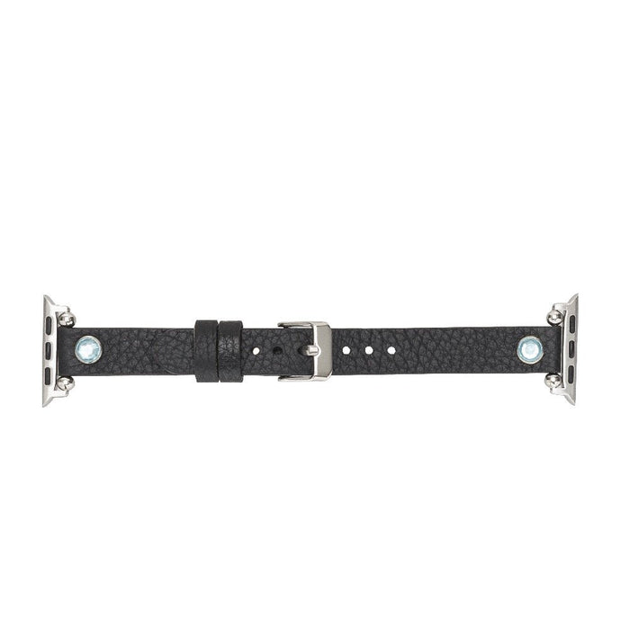 Slim Beady Leather Band for Apple Watch by Hardiston - premium Watch Bands - Apple