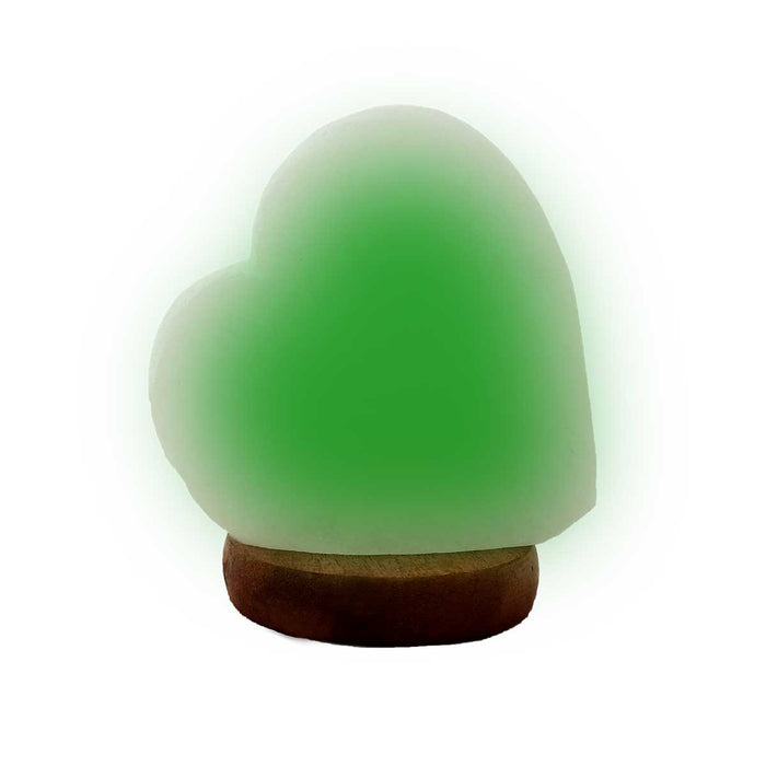 Heart Colour-Changing Mini Himalayan Salt Lamp