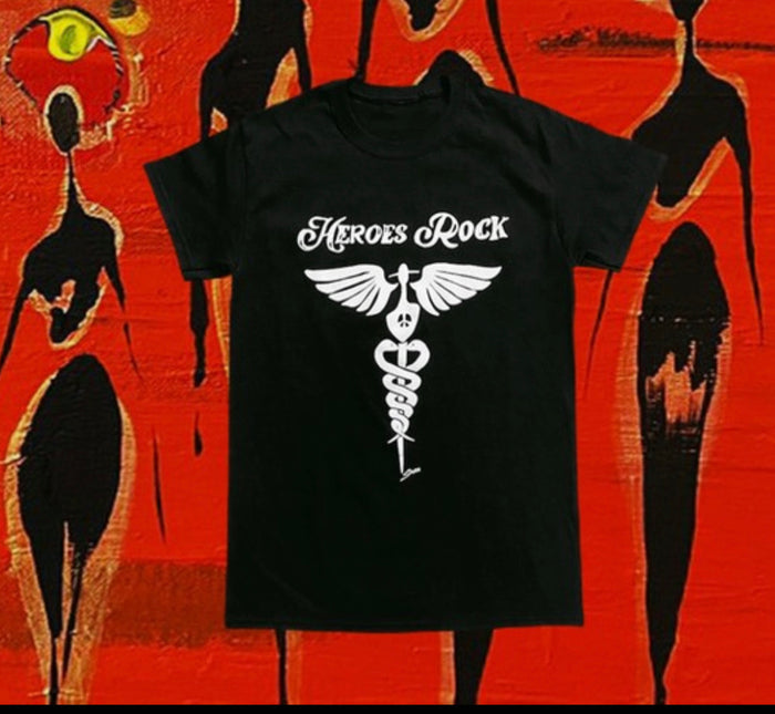 Hero's Rock Essential Worker Support Tee