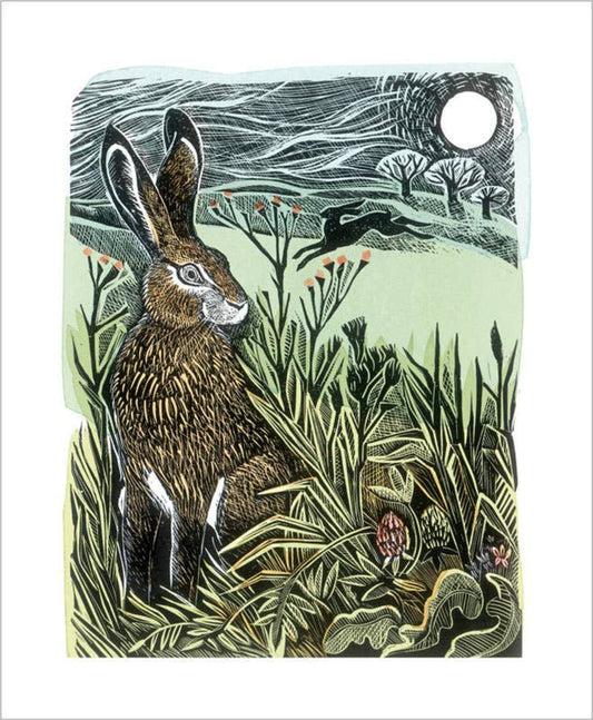 Hidden Hares Card by Angela Harding | Art Angels
