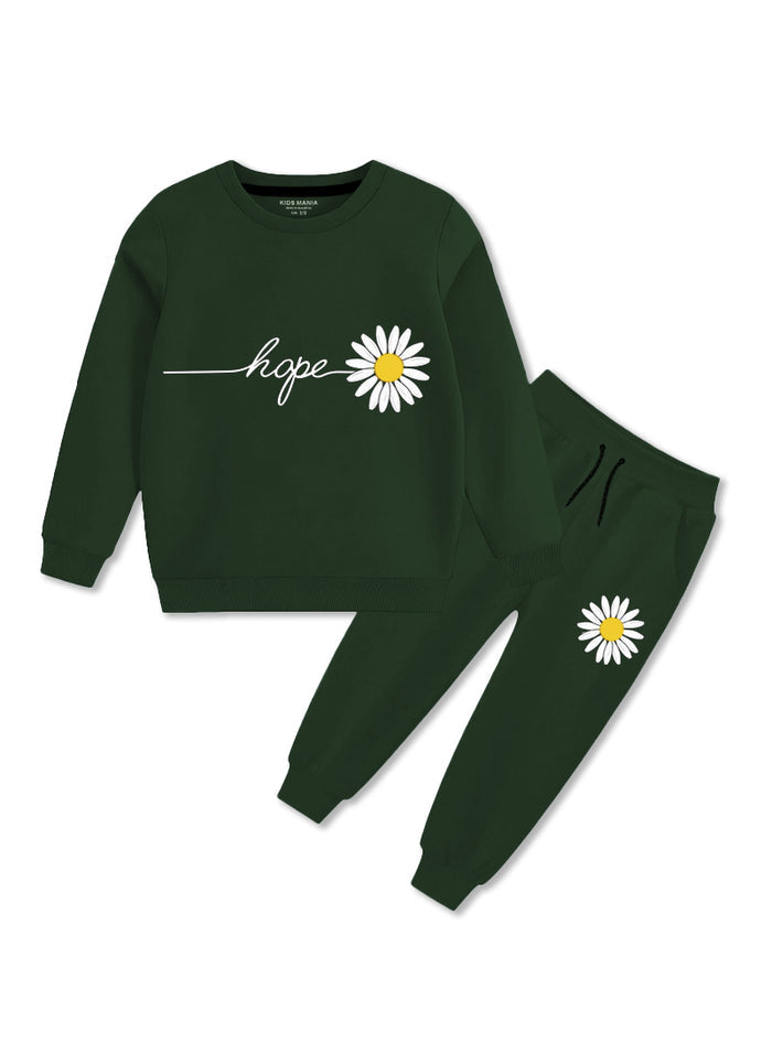 Soft fleece tracksuit kids