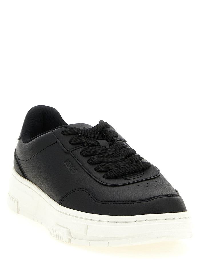 Hugo Boss Black Polyester Low Top Sneakers
