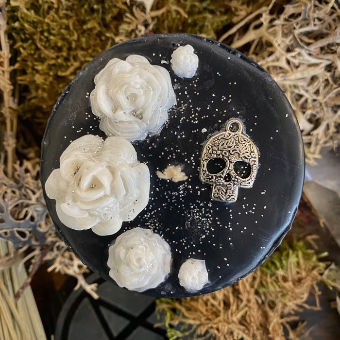 Shadows and Moonlight Offering Chunky Pillar Candle