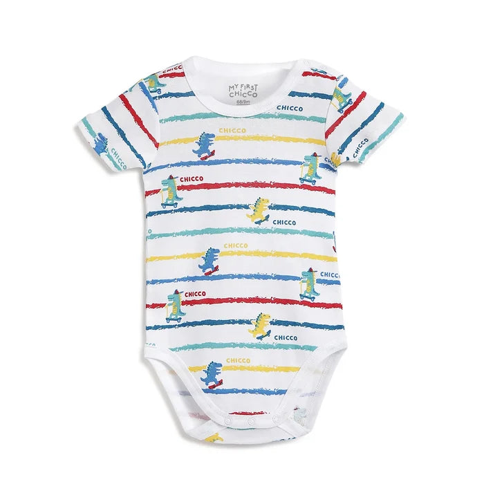 Infants Pack Of 4 Printed Bodysuits