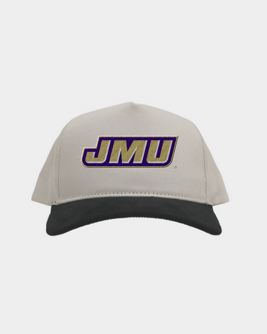 James Madison Cream Black Cord Brim Fade Hat