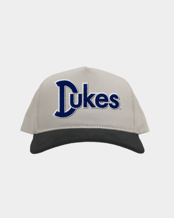 James Madison Cream Black Cord Brim Fade Hat