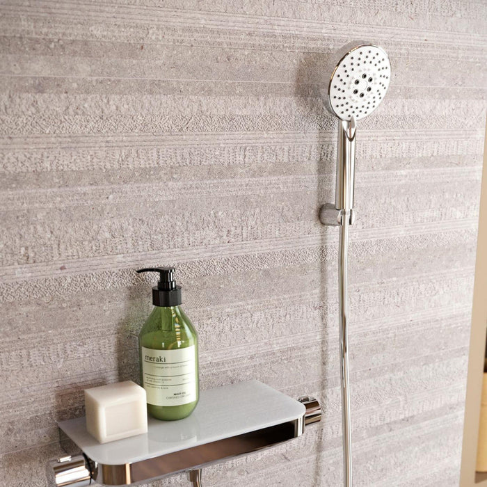 JOY S 5 Functions Hand Shower - Chrome Shower Parts Noken by Porcelanosa