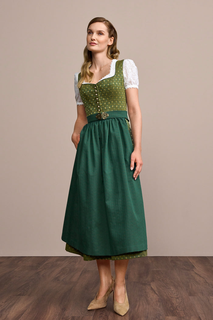 Julia Trentini Milena maxi dirndl in green, 80cm