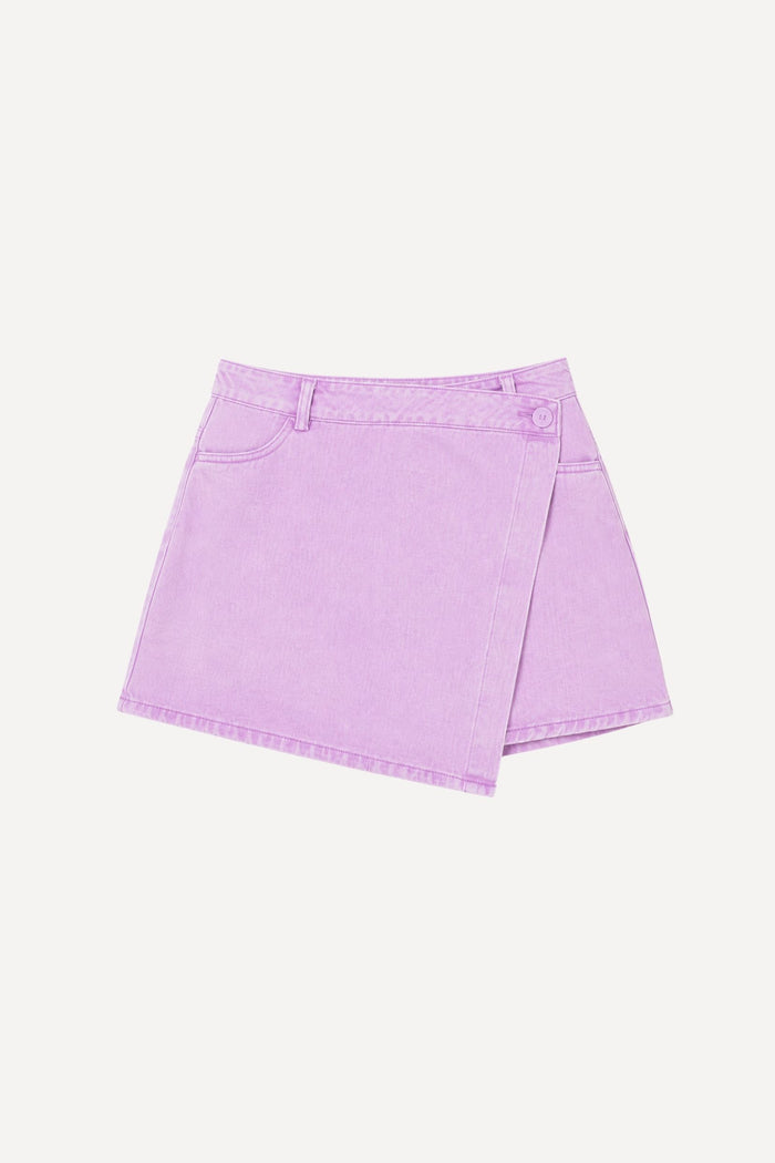 Jupe-short Edith - Lilas