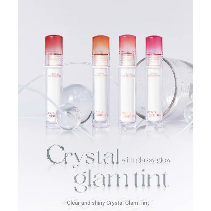K-Care: CLIO Crystal Glam Tint |Lightweight, Glass-Like, Smoothing, Moisturizing