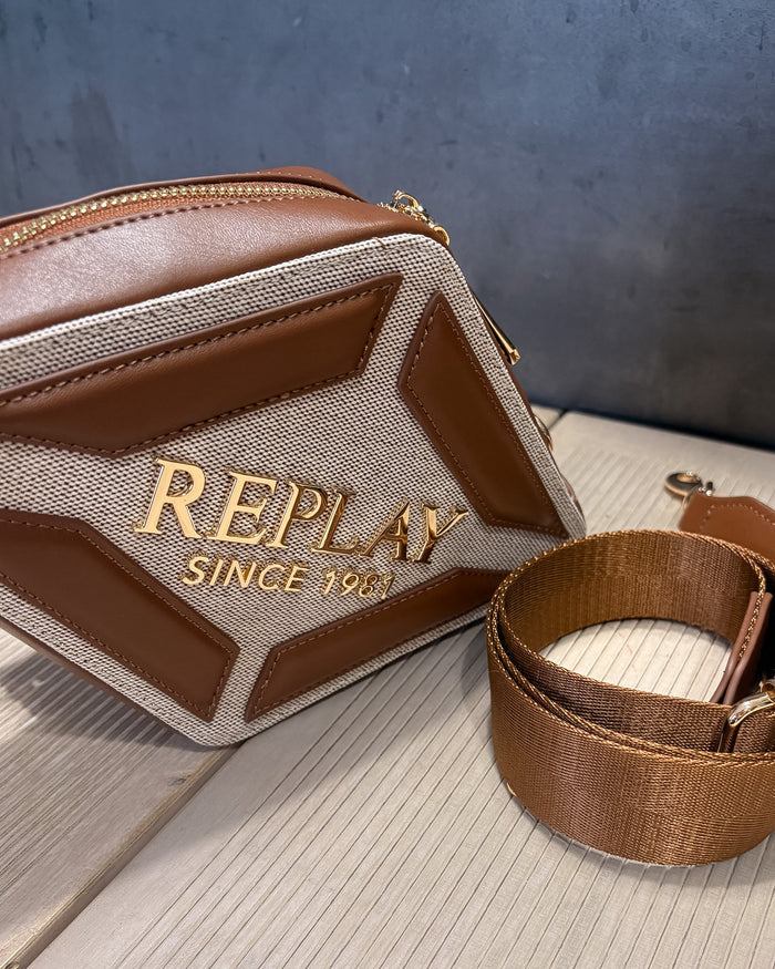 KABELKA REPLAY CROSSBODY DIAMOND S LOGEM