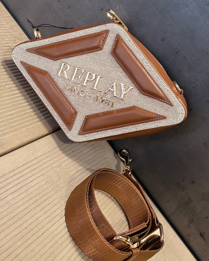KABELKA REPLAY CROSSBODY DIAMOND S LOGEM