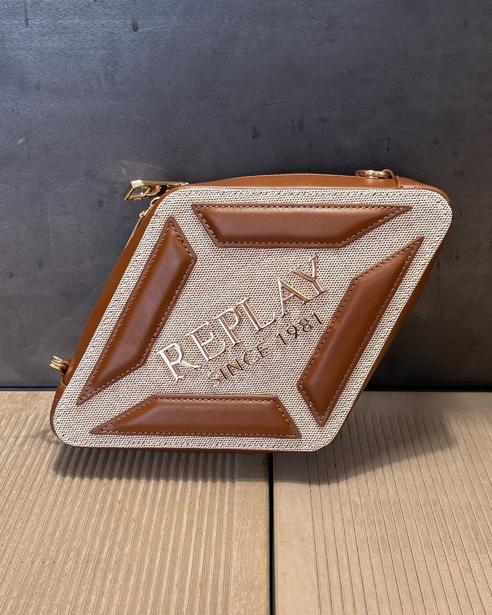 KABELKA REPLAY CROSSBODY DIAMOND S LOGEM