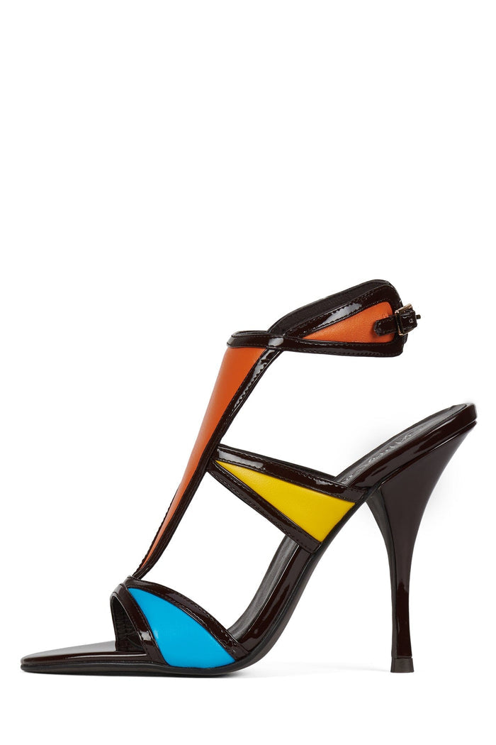 KALEIDO Brown Patent Multi