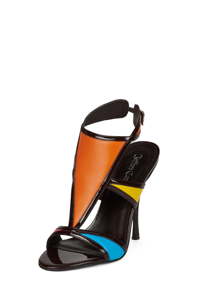 KALEIDO Brown Patent Multi _hover