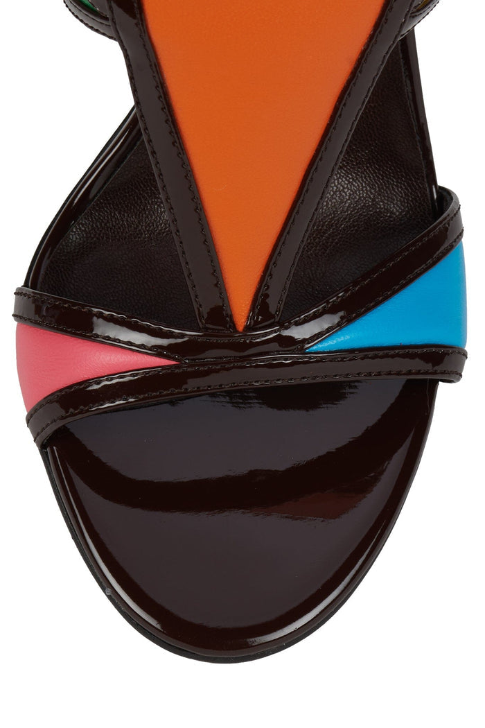 KALEIDO Brown Patent Multi
