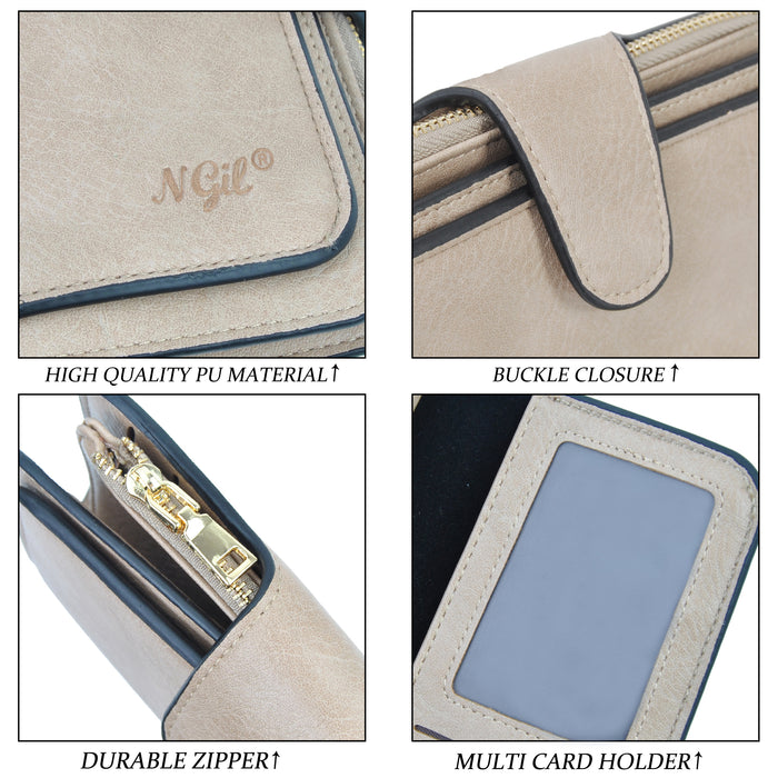 Khaki NGIL Trifold Wallet