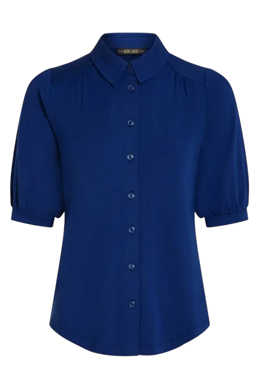 KING LOUIE Carina Blouse Tulum Ponderosa Mazarine