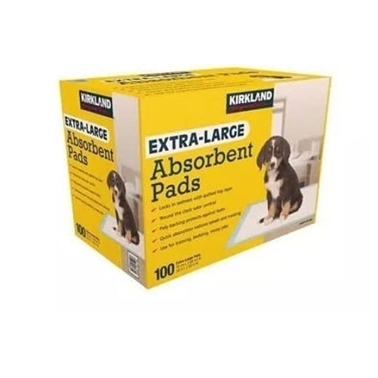 Kirkland Signature Extra Large Absorbent Pads for Dogs Pack of 100, Count